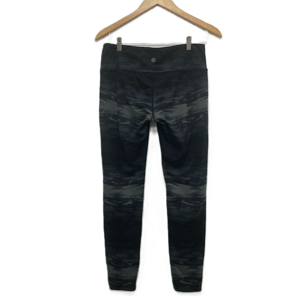 Athleta Tights Leggings  Charcoal Grey Athleisure Performance Yoga Pants Size M